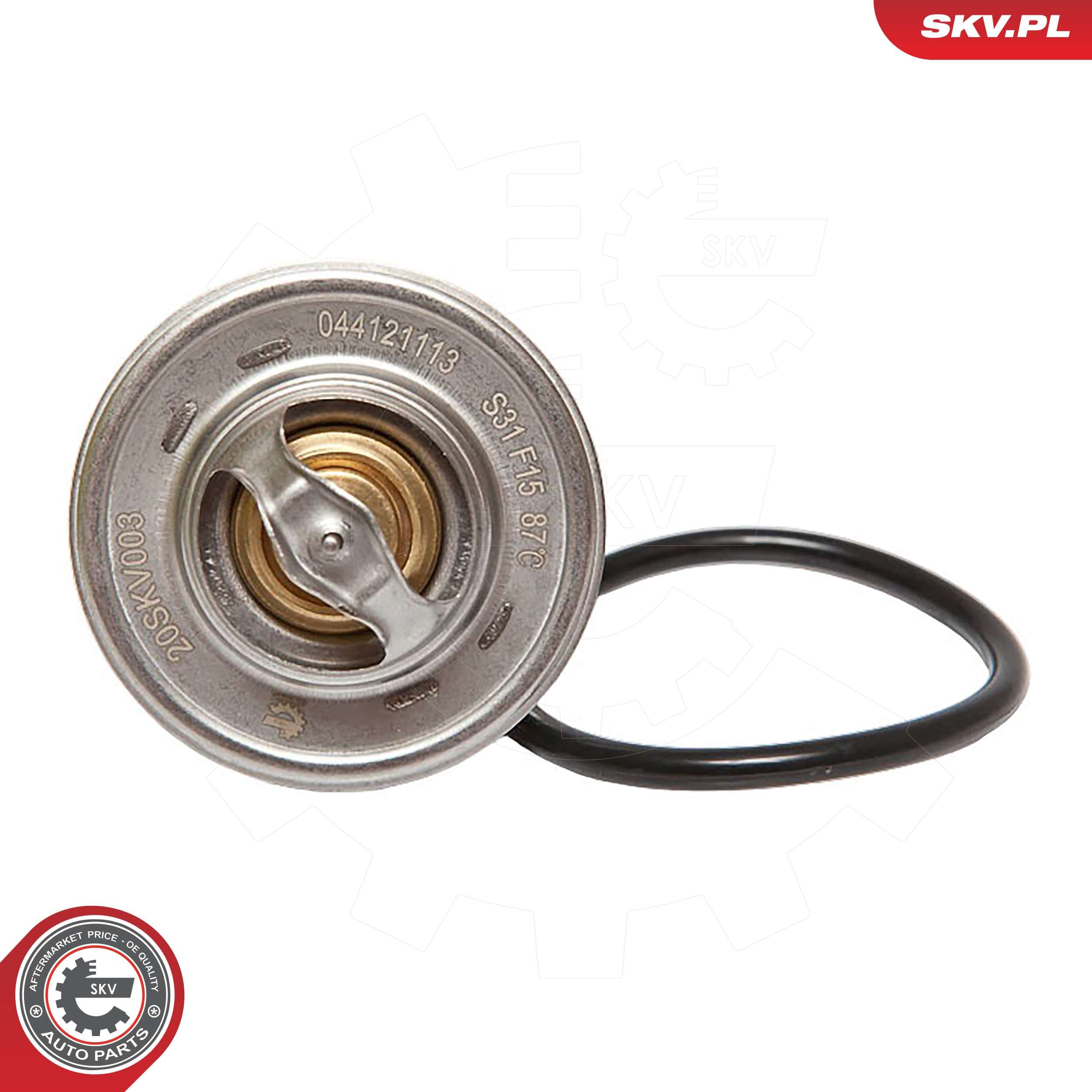 Image of Termostat ; AUDI 100 80 A3 A4 SEAT Ibiza Toledo SKODA Fabia Felicia VW Golf Jetta Passat ; 44121113