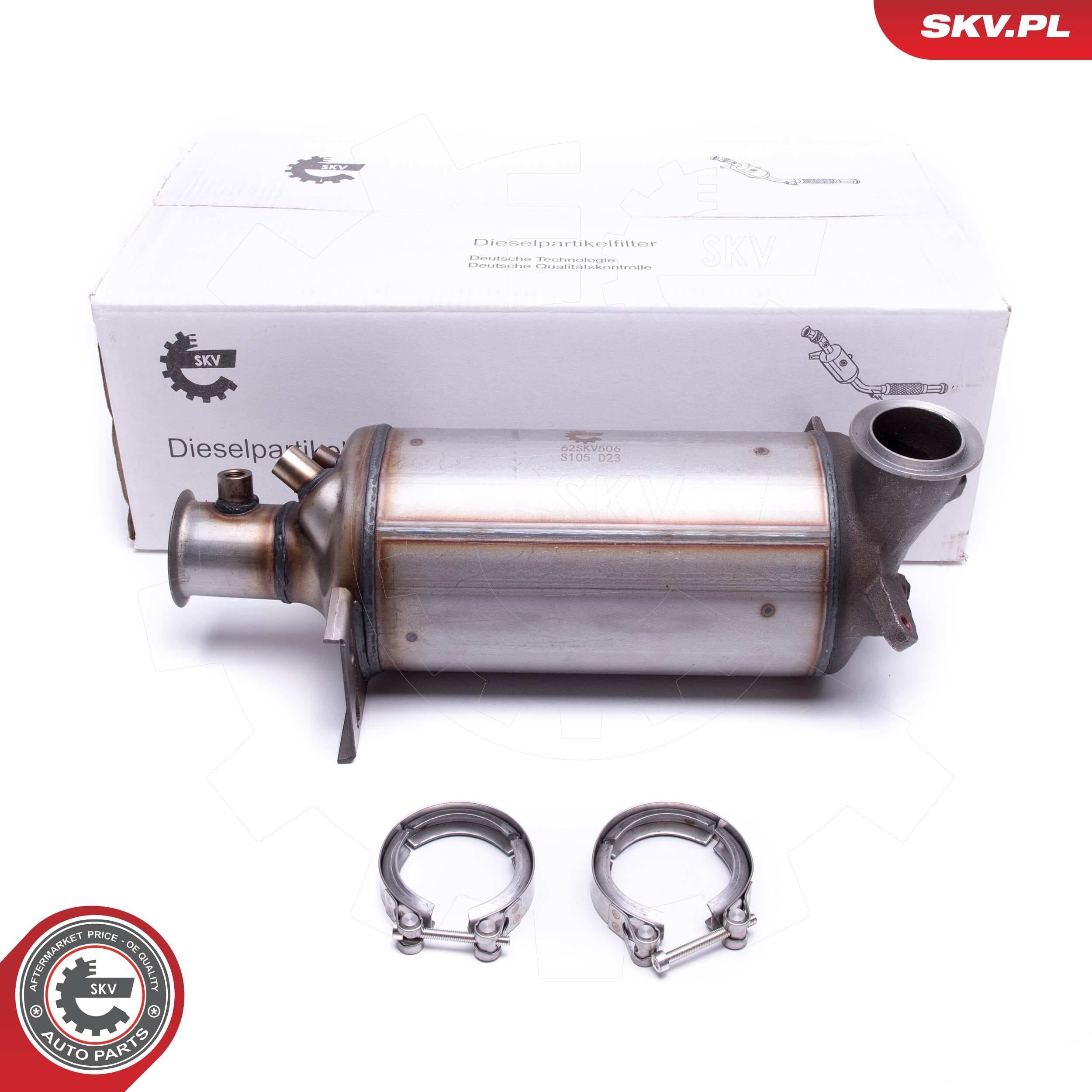 Image of Filtr sadzy / filtr cząstek stałych, układ wydechowy ; VW Multivan V Transporter V ; 7H0254700JX