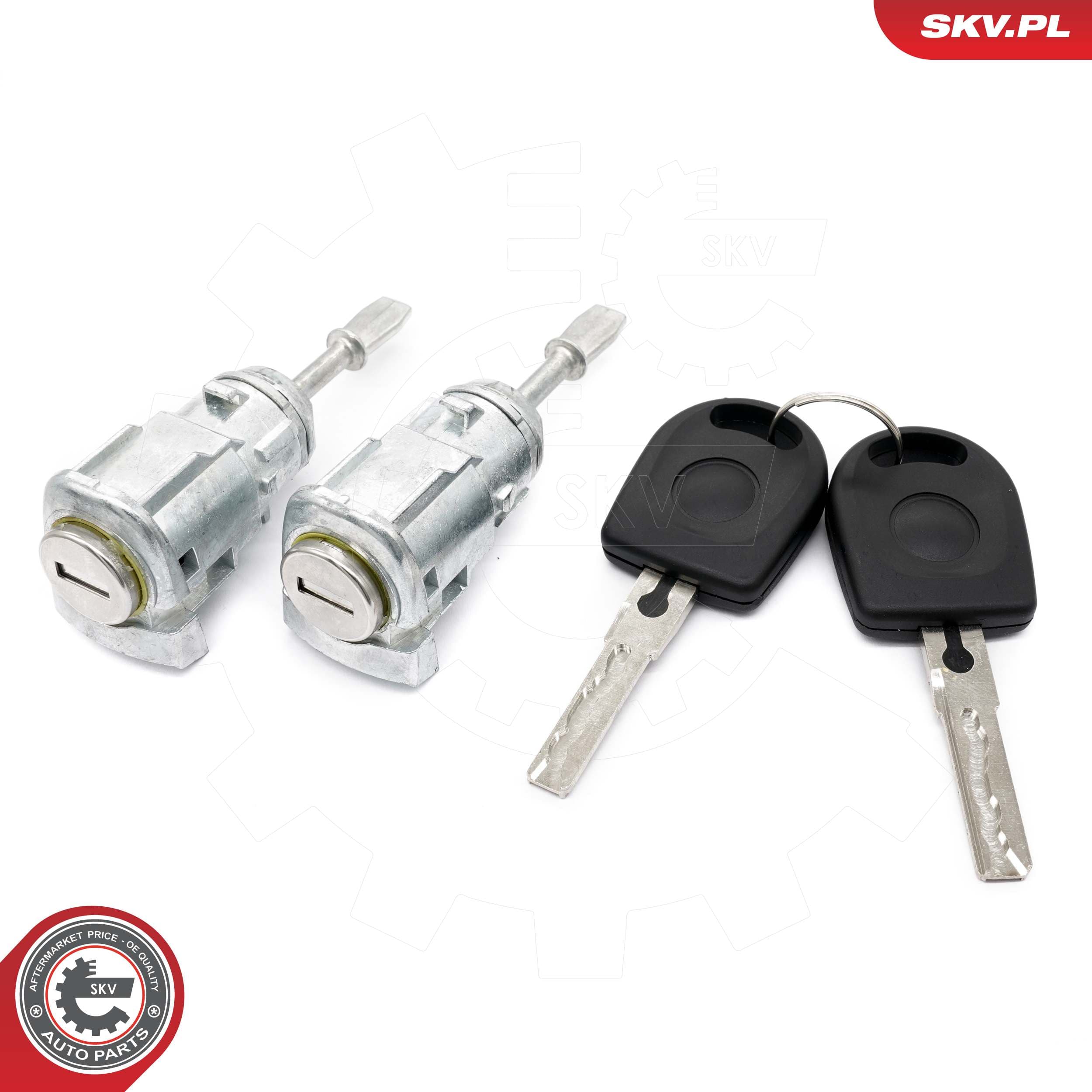 Image of Zestaw wkładek zamka drzwi ; VW Passat Lupo ; 3B0837167