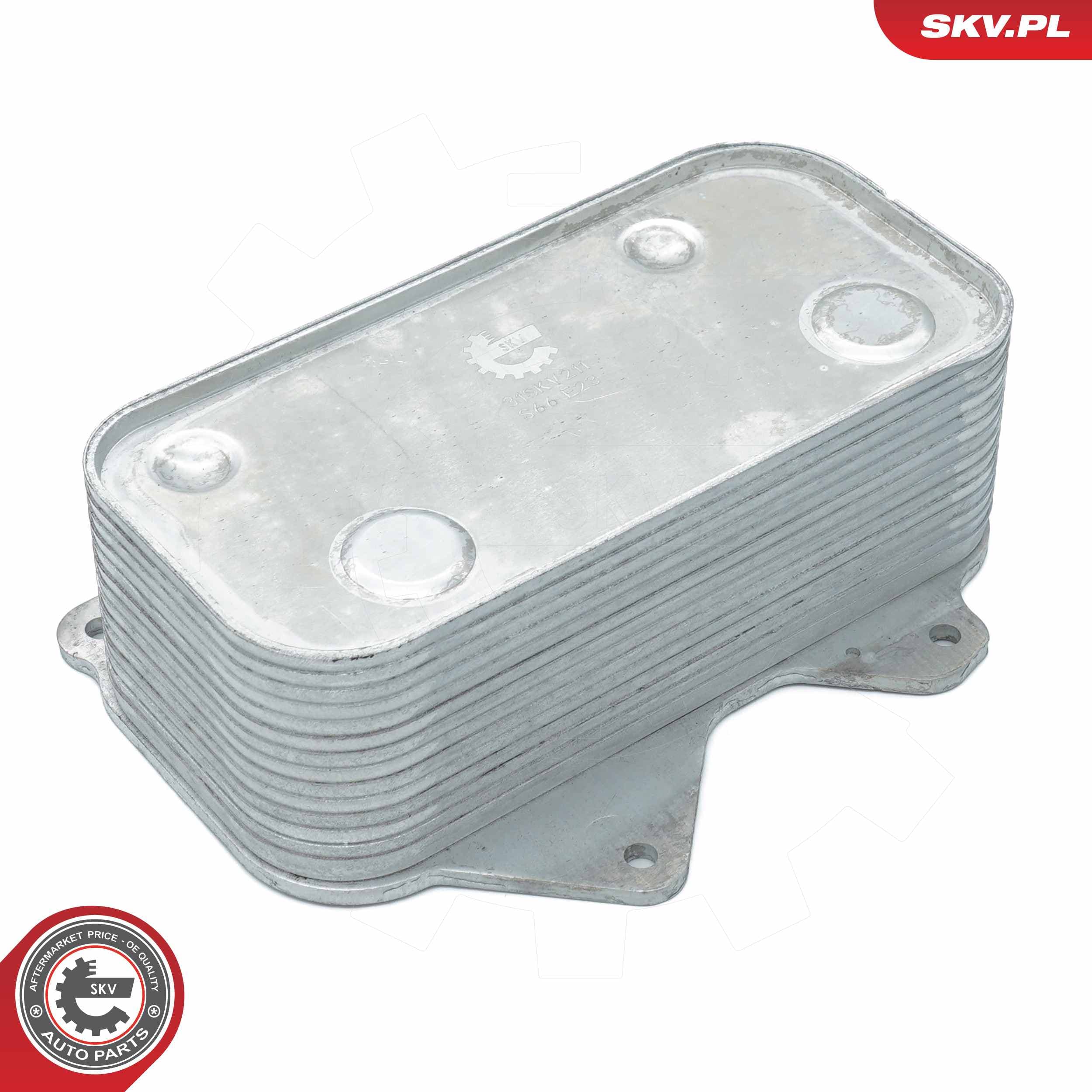Image of  Radiador De Aceite, Aceite Motor ; AUDI A6 C5 A8 D2 D3 VW Phaeton ; 077117021Q