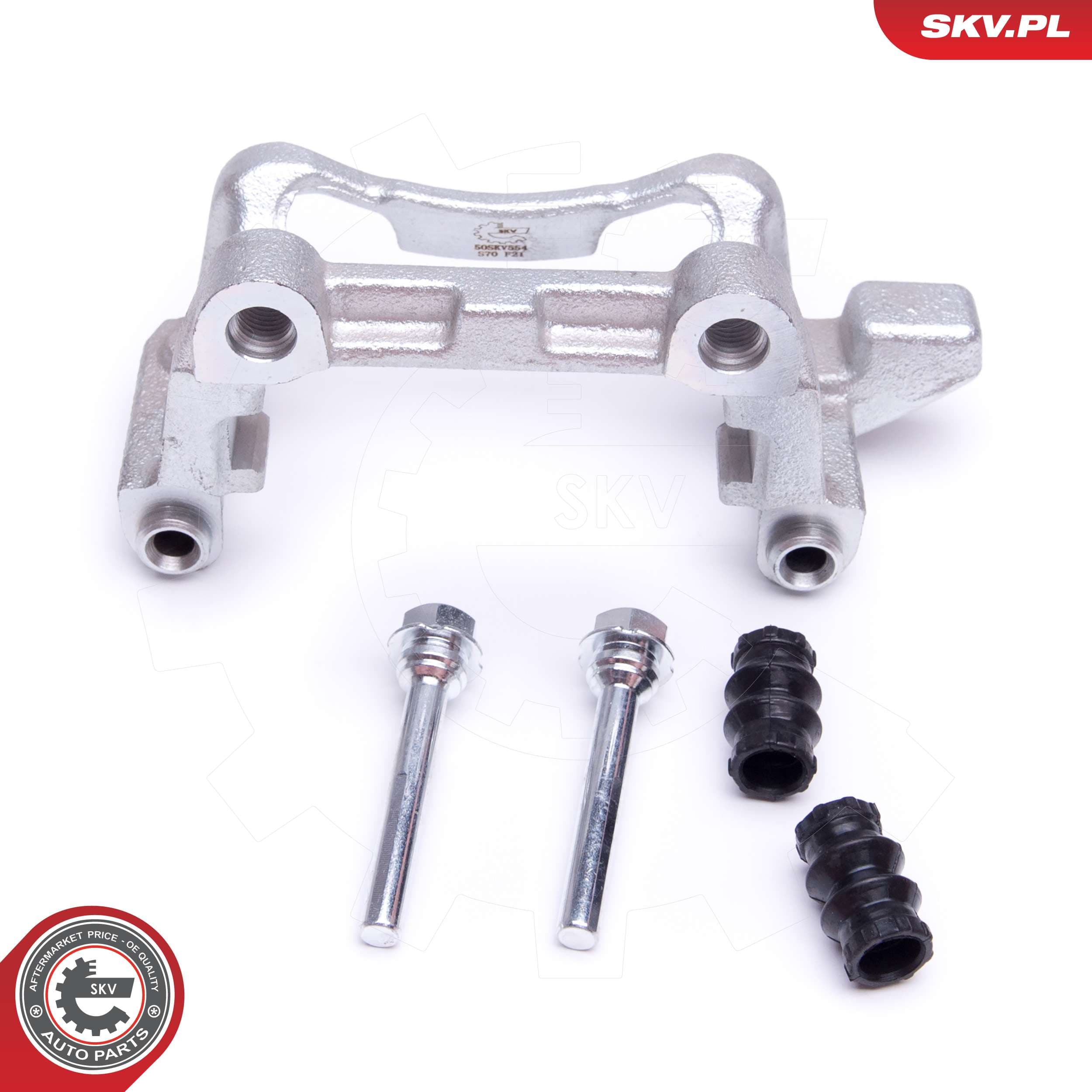 Image of Soporte, pinza de freno ; trasera derecha ; AUDI A3 (8P1, 8PA) SKODA Octavia III Superb II VW CC (358) Eos Passat (B6, B7) ; 1K0505436M