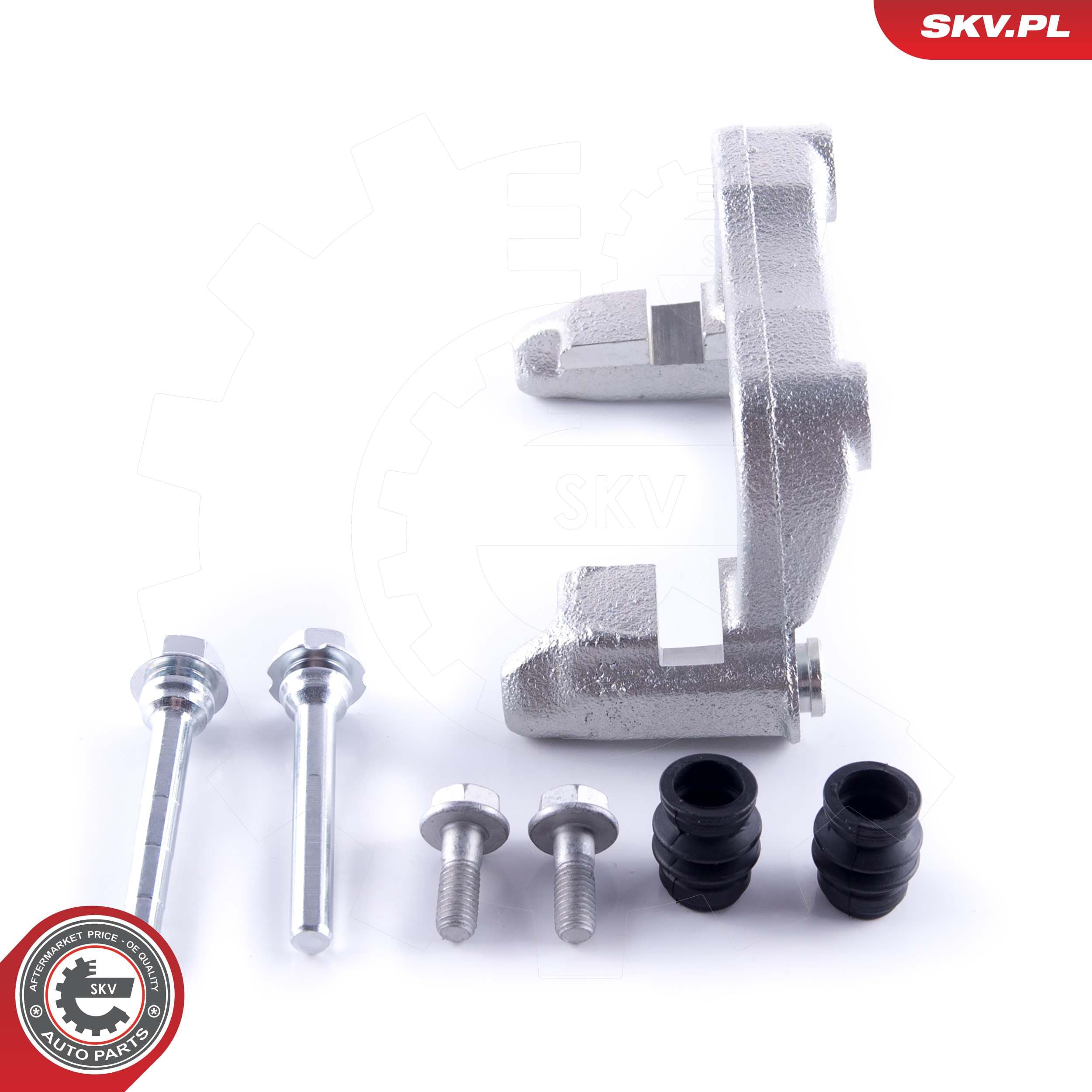 Image of Soporte, pinza de freno ; trasera derecha ; AUDI SEAT SKODA VW ; 6Q0615426A