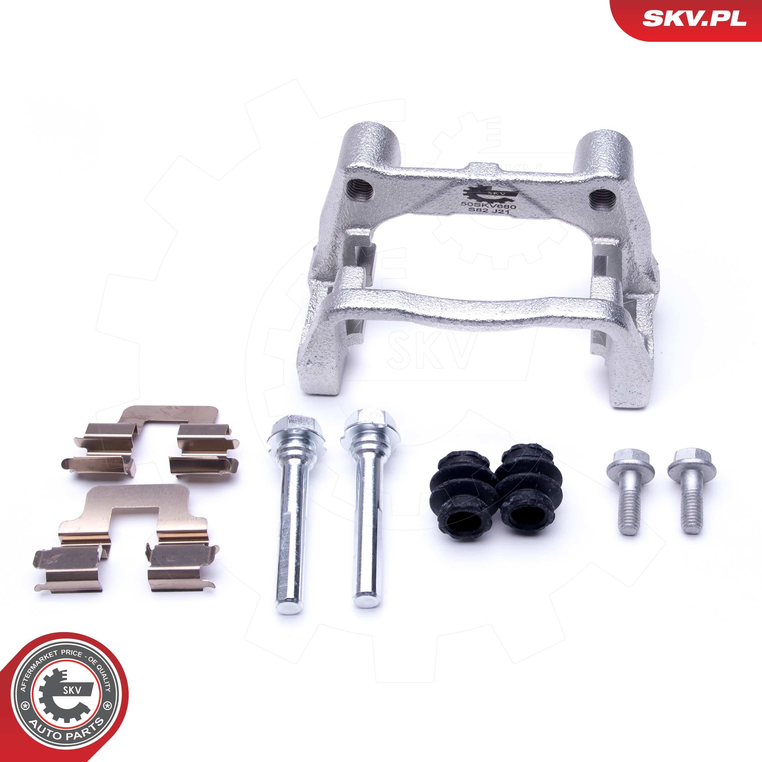 Image of Soporte, pinza de freno ; trasera ; OPEL Astra G Meriva A Zafira A ; 93176089