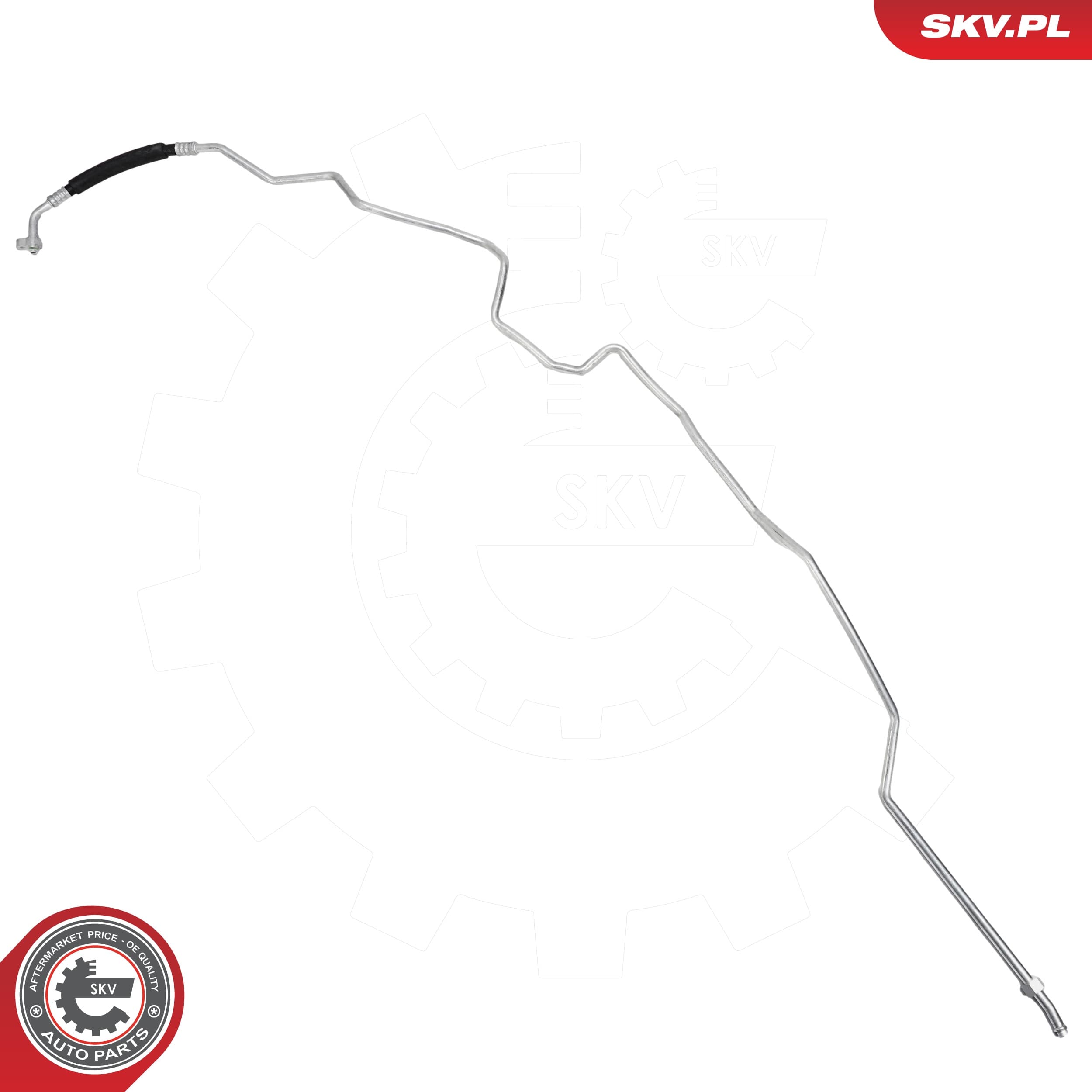 Image of Conduite à haute pression, climatisation ; VW Transporter T5 T6 Multivan T5 T6 ; 7H1820725 ; gruby
