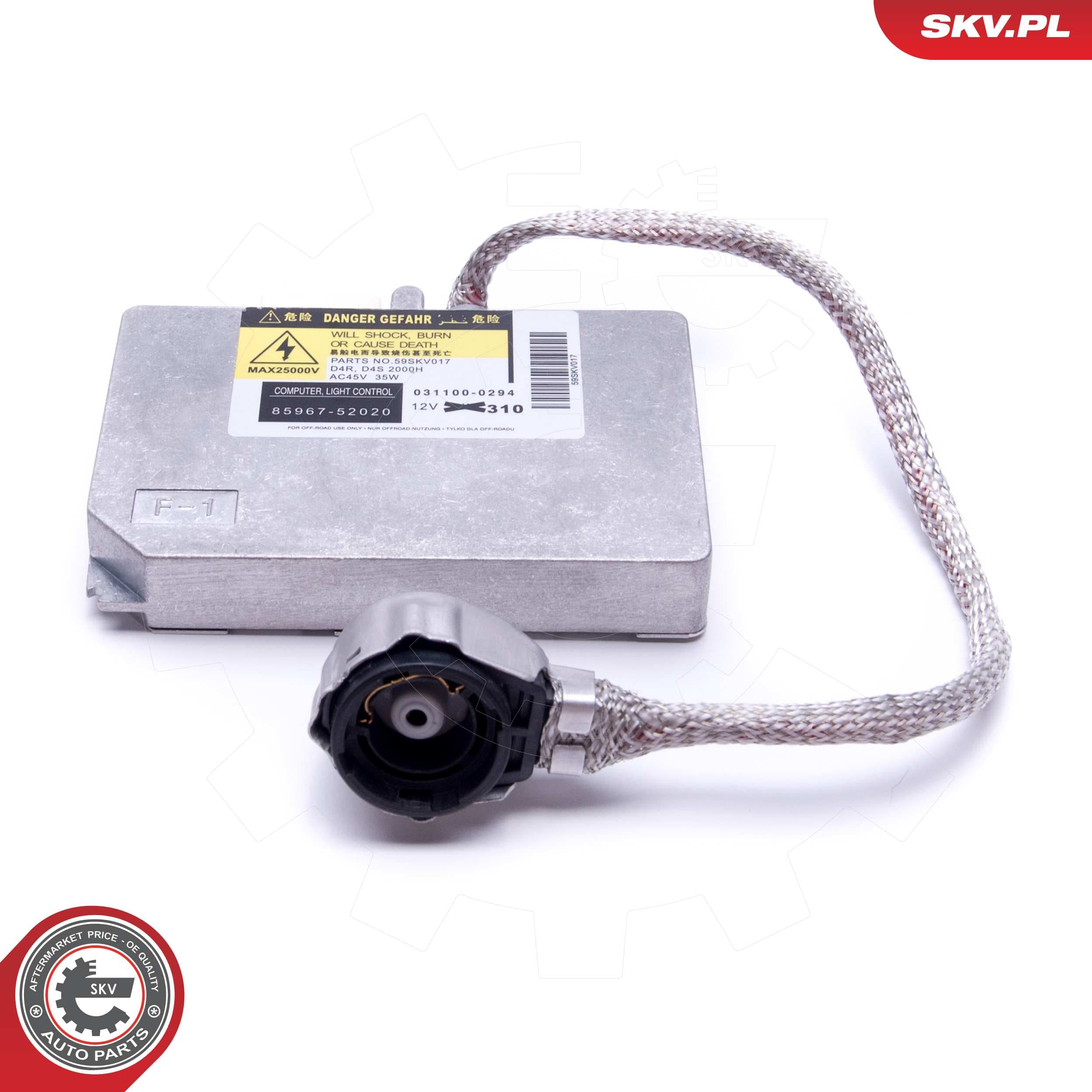 Image of Module / ballast, xenon ; LAND ROVER LEXUS MAZDA PORSCHE RENAULT SUBARU TOYOTA ; 859670E020