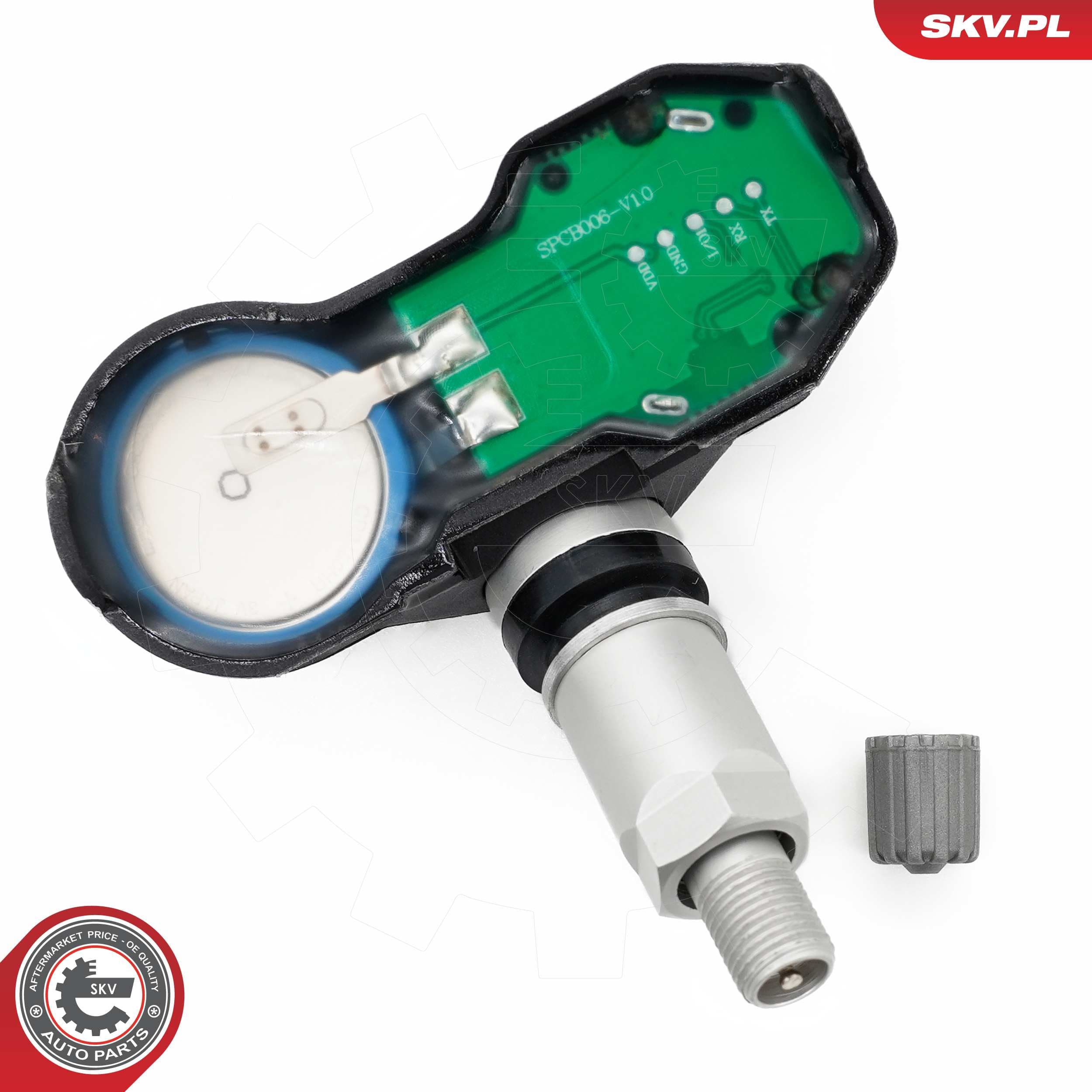 Image of Sensore di pressione degli pneumatici ; ASTON MARTIN Vantage BMW X6 MASERATI Quattroporte TESLA Roadster  ; 7PP907275F