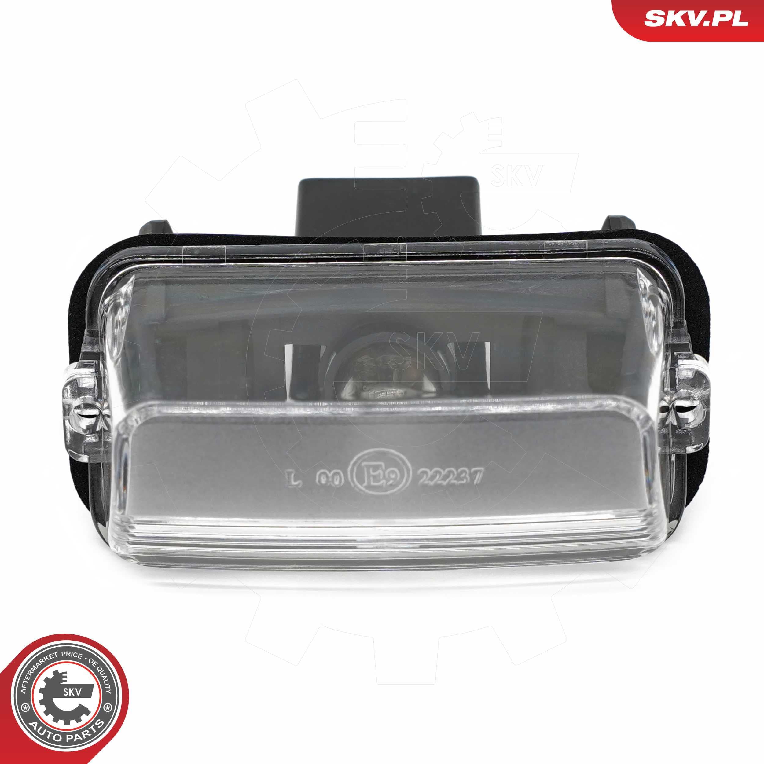 Image of Beleuchtung des Nummernschilds ; CITROEN Berlingo C3 C4 C5 DS DS4 PEUGEOT 206 207 306 307 308 406 407 5008 Partner  ; 6340.A3