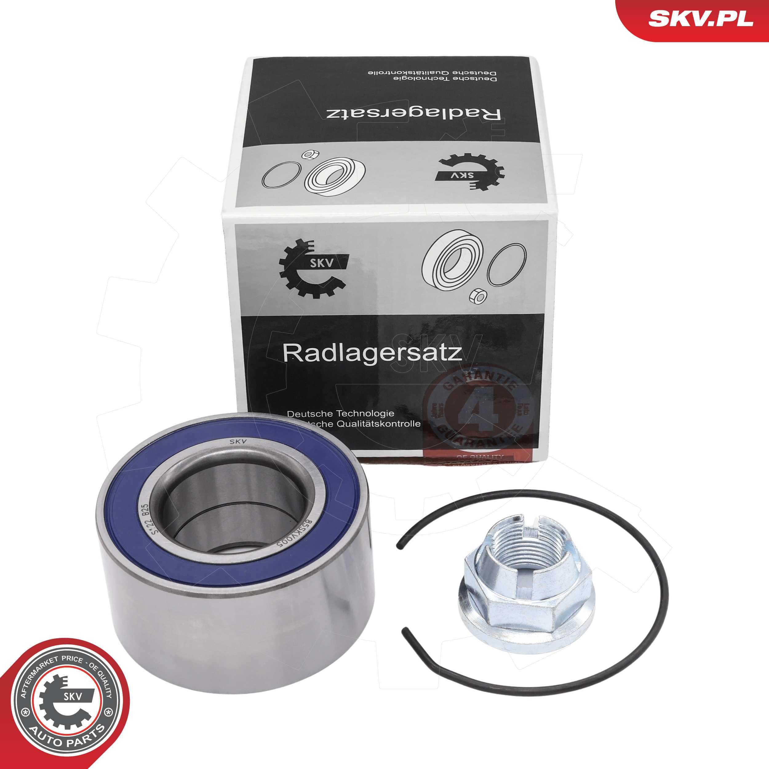 Image of Wheel bearing kit ; DACIA Logan Sandero NISSAN Kubistar RENAULT Clio Laguna Kangoo ; 6001547696