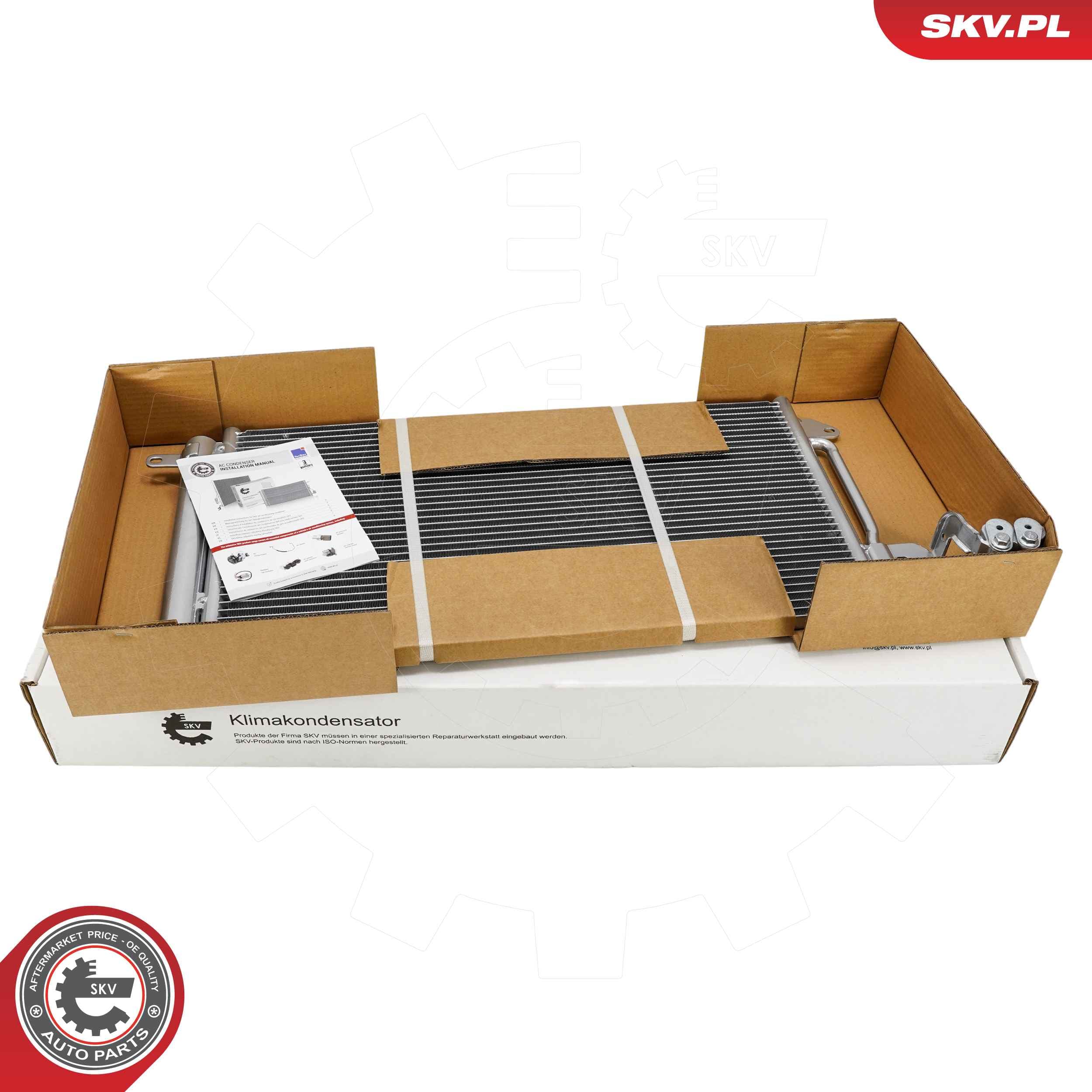 Image of Condenseur de climatisation ; AUDI A1 SEAT Ibiza IV SKODA Fabia II III VW Polo V ; 6R0820411D