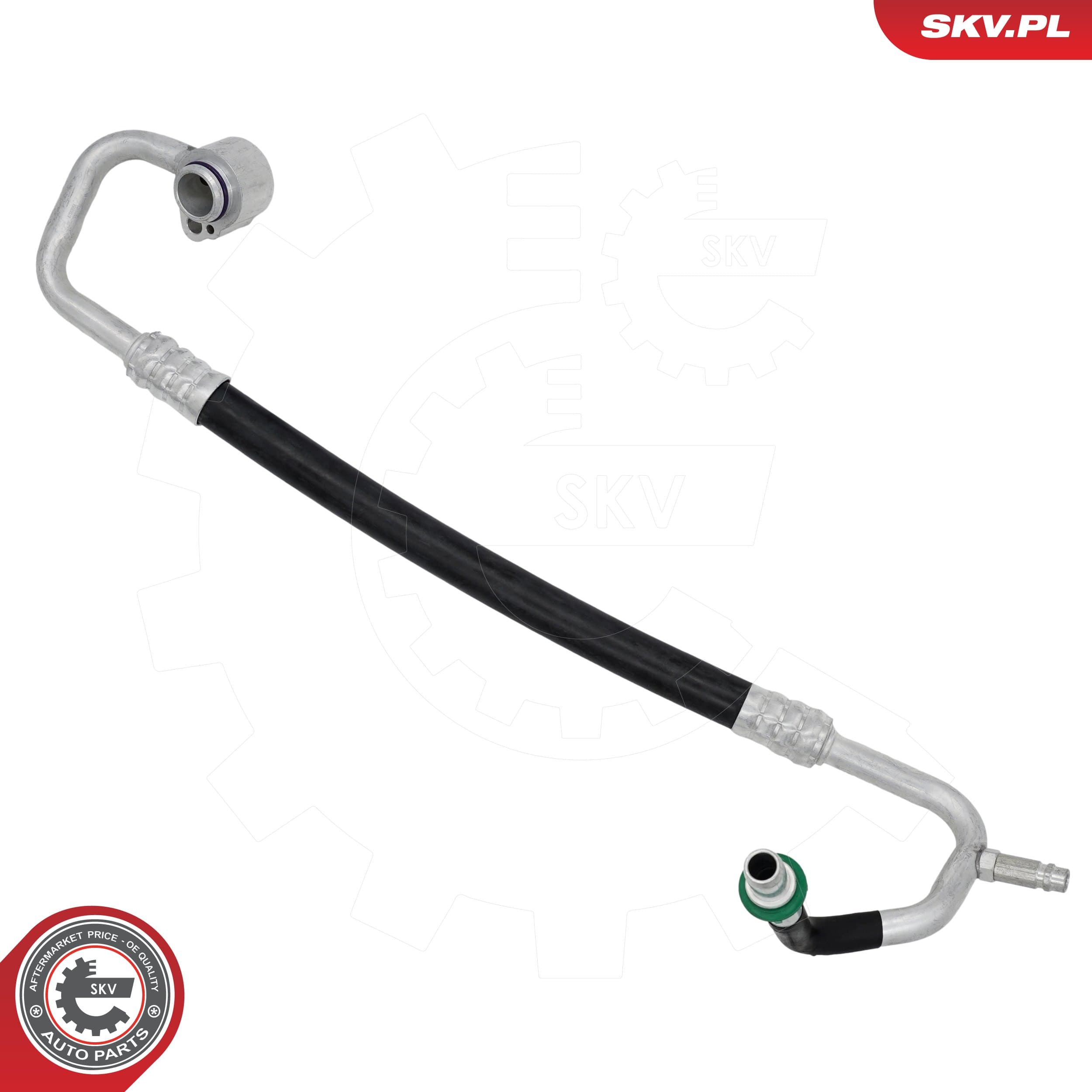 Image of Conduite à haute pression, climatisation ; SEAT Cordoba Ibiza III SKODA Fabia I VW Polo IV Fox ; 6Q0820744BD