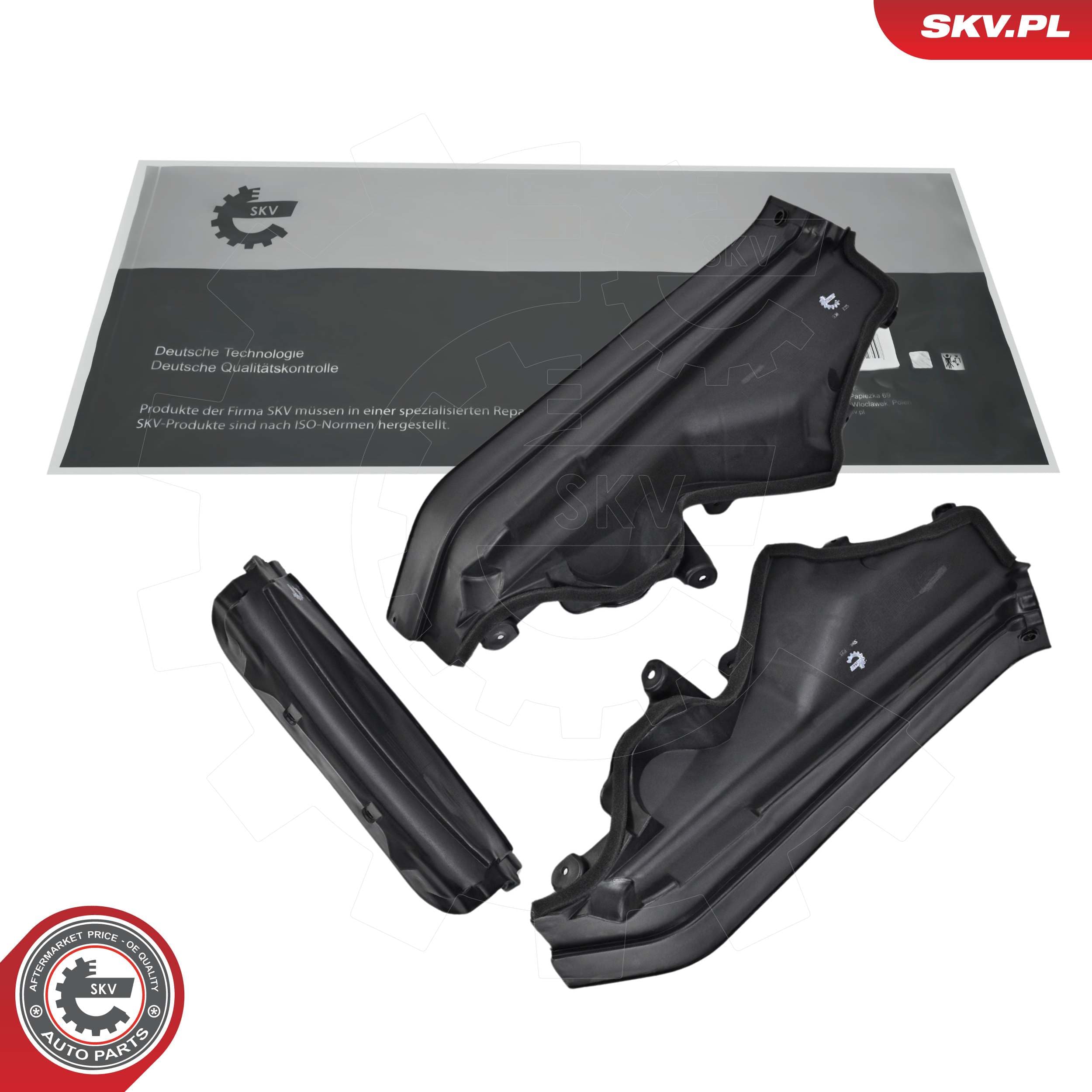Image of Couverture du panneau de pare-brise ; BMW X5 (E70) X6 (E71, E72) ; 51717169419+20+21