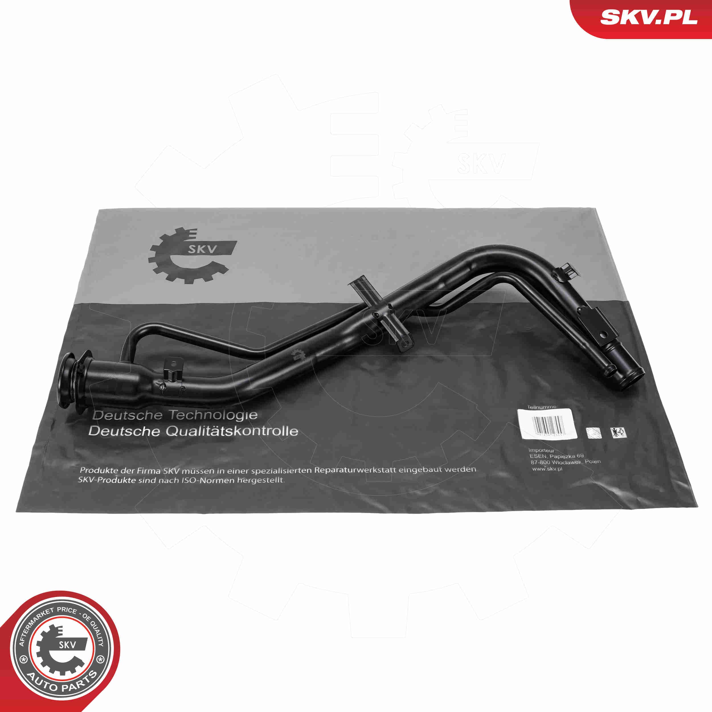 Image of Króciec wlewowy, zbiornik paliwa