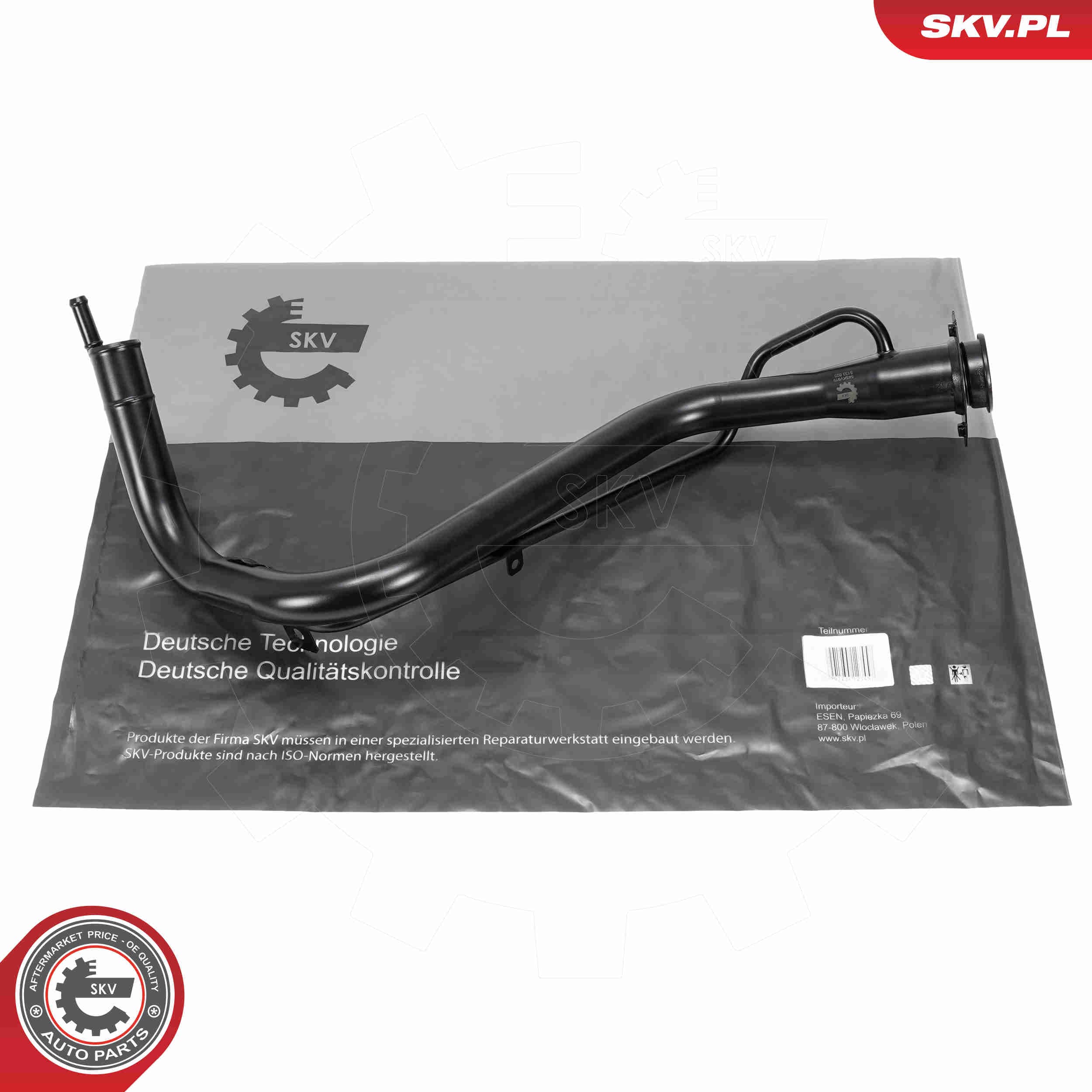 Image of Króciec wlewowy, zbiornik paliwa