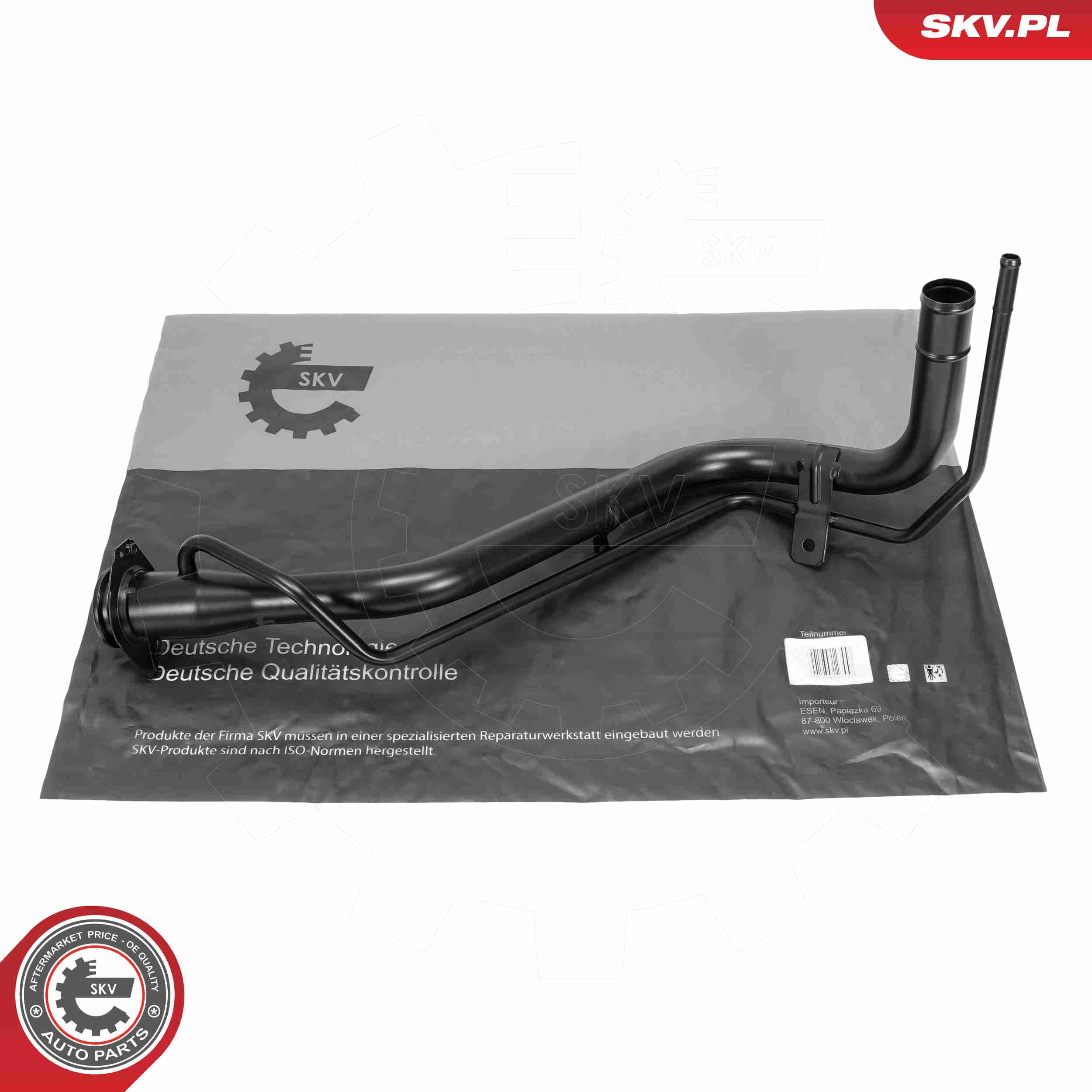 Image of Króciec wlewowy, zbiornik paliwa