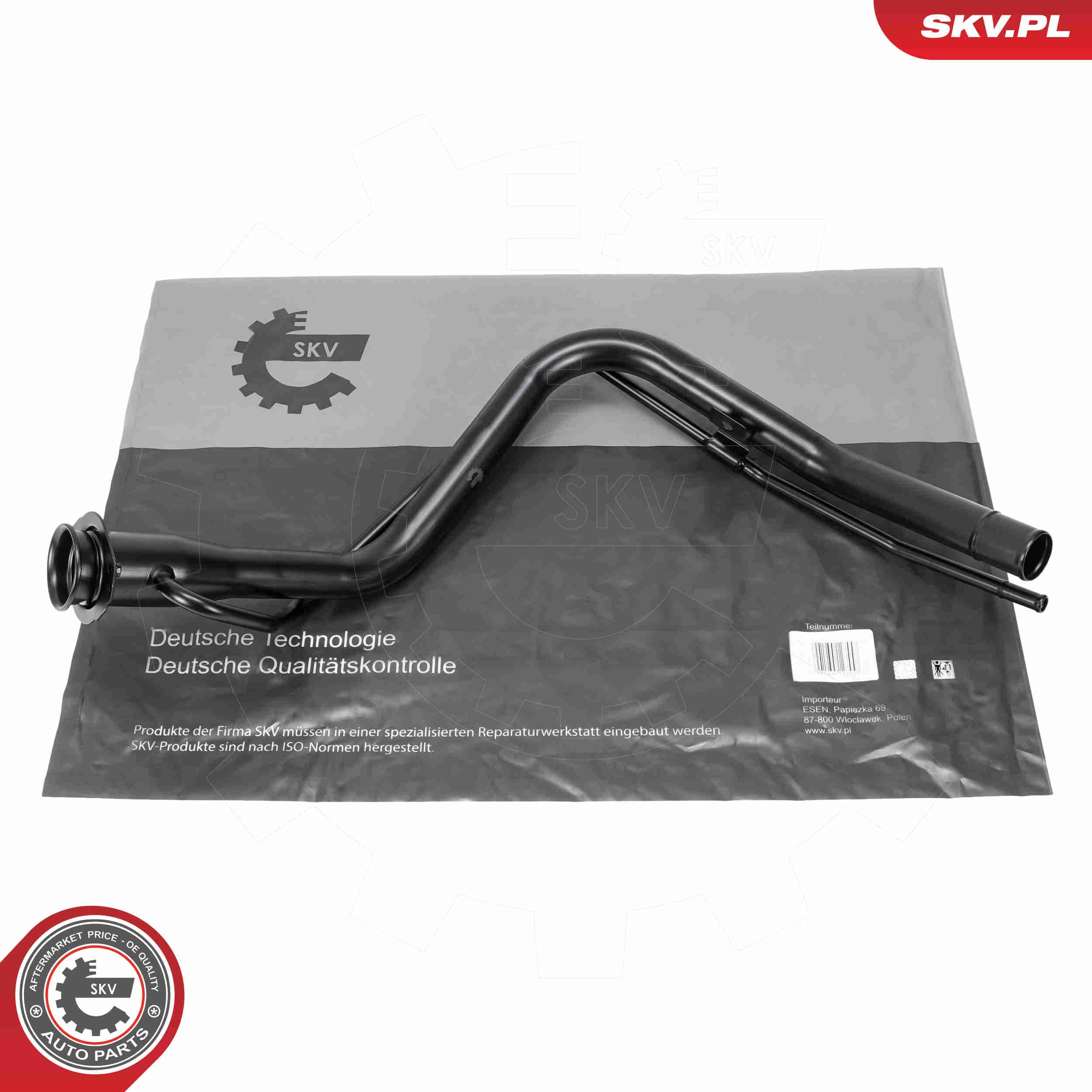 Image of Króciec wlewowy, zbiornik paliwa