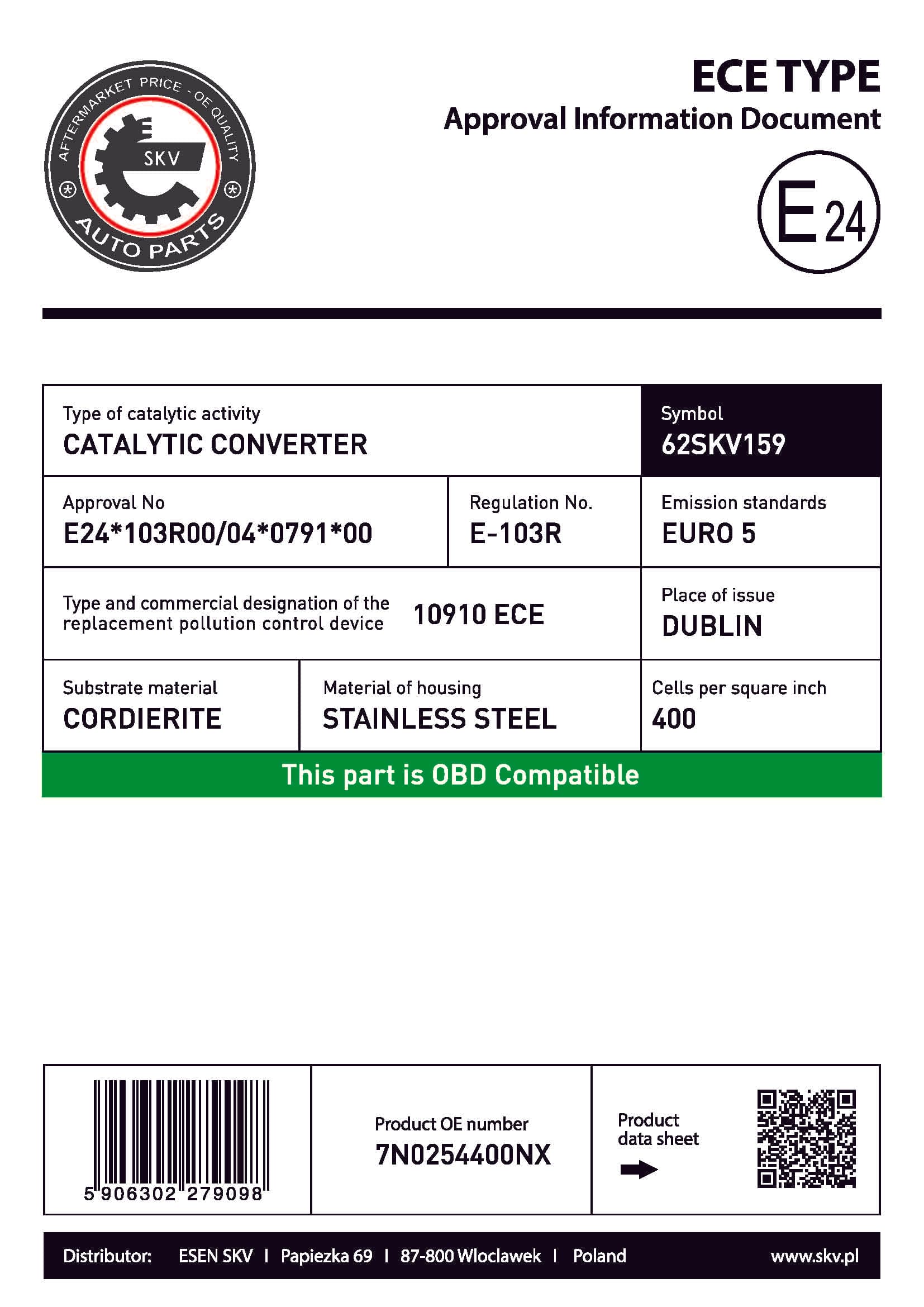 Image of Katalizator SCR