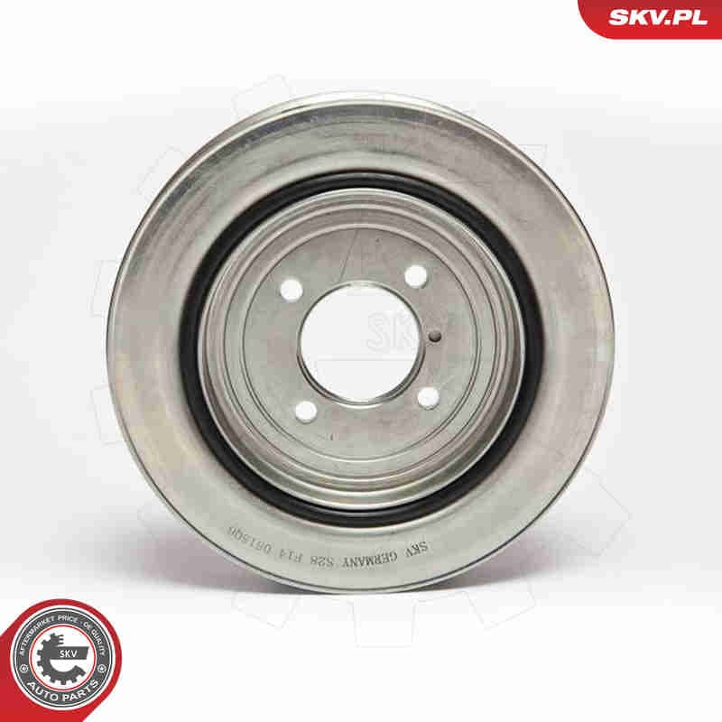 Image of Koło pasowe, wał korbowy