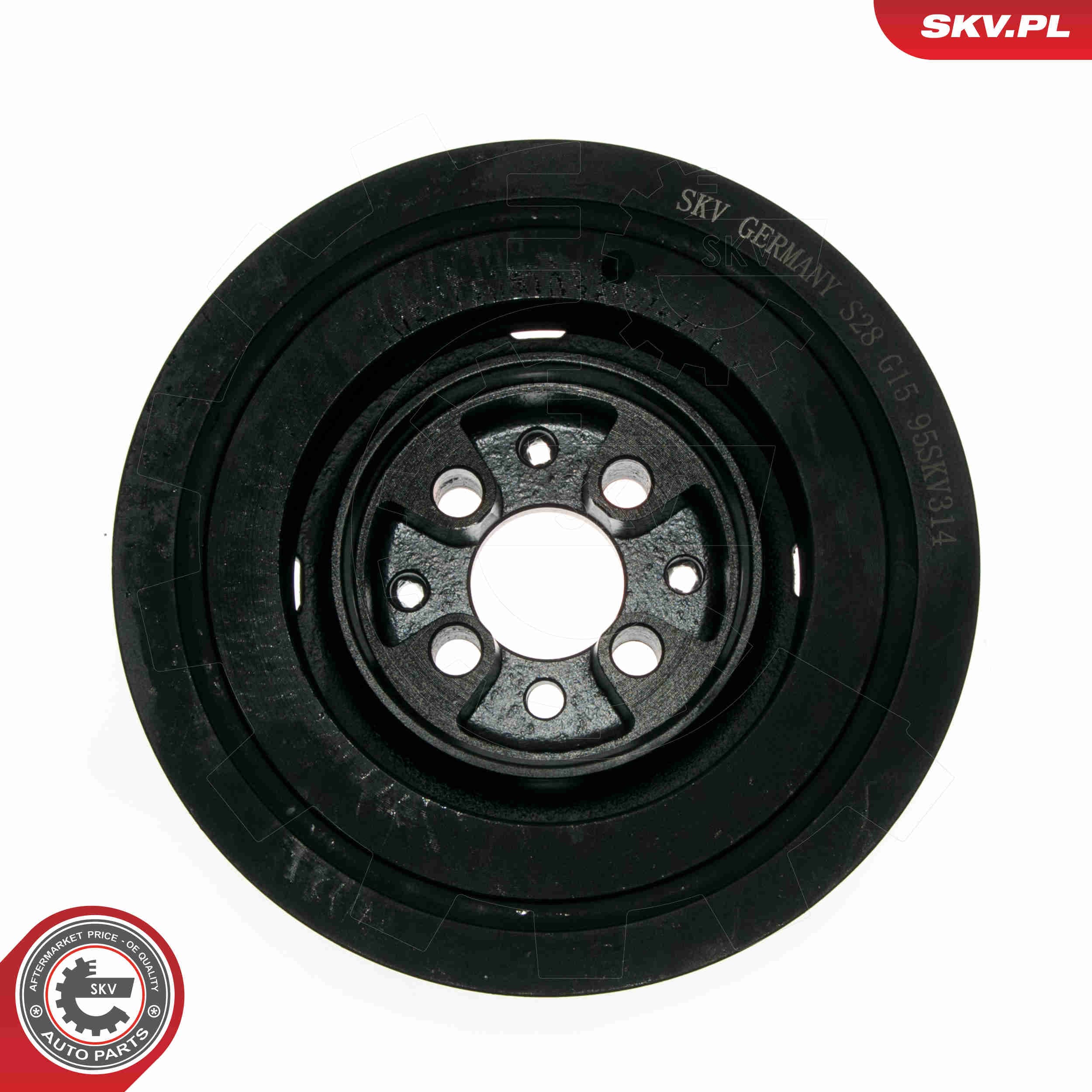 Image of Koło pasowe, wał korbowy