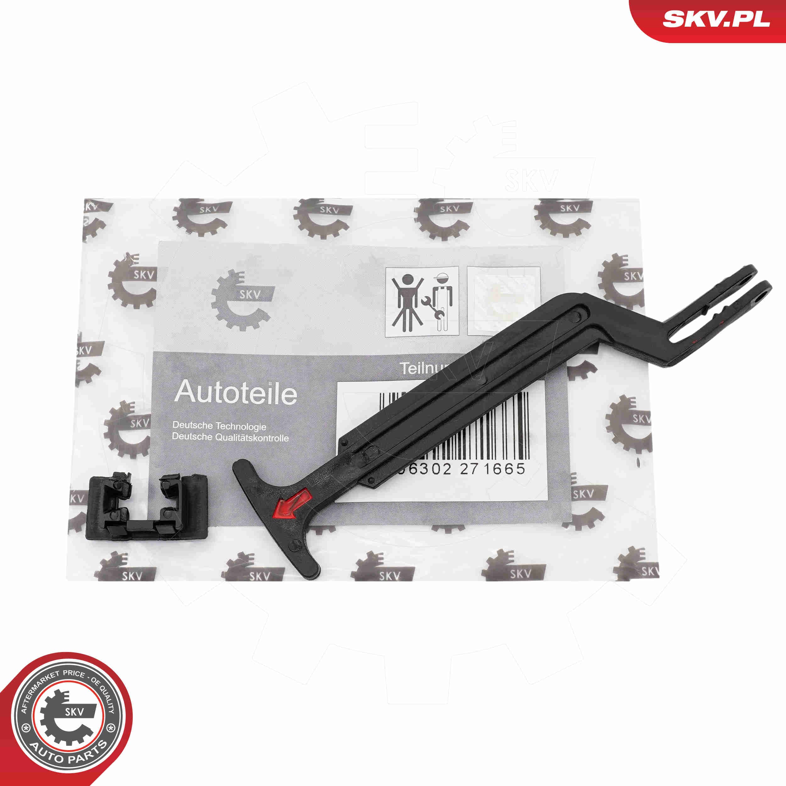 Image of Uchwyt, odryglowywanie pokrywy komory silnika