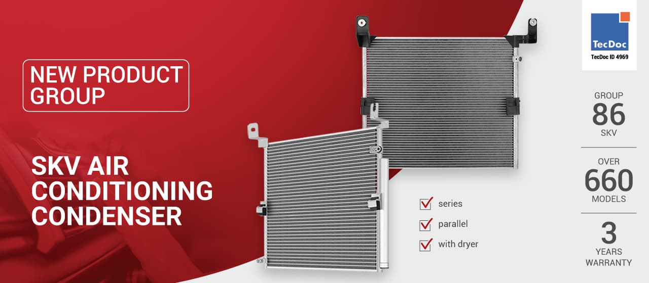 New in the SKV range: SKV Air Conditioning Condensers