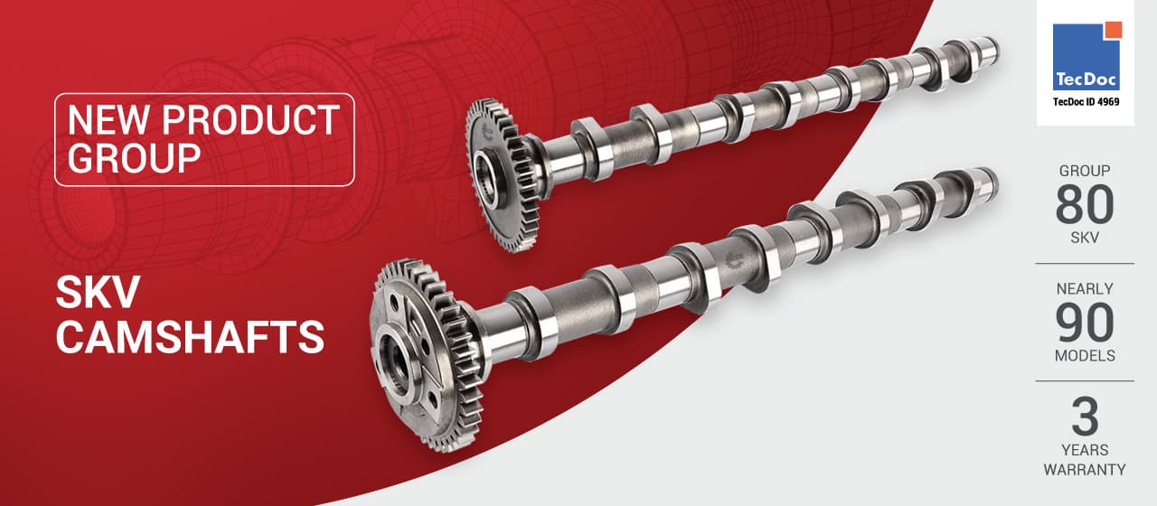 New in the SKV range: SKV Camshafts