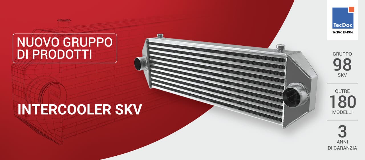 Novità nella gamma SKV: Intercooler SKV